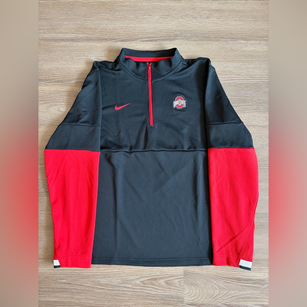 Nike Ohio State Quarter Zip Jacket Size Large Men